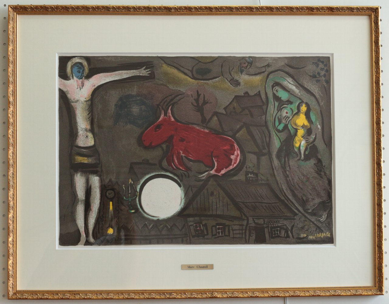 Marc Chagall "Christ and the Red Goat"