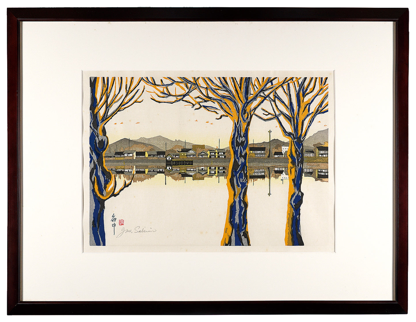 Sekino Junichiro"The Fifty-three Stations of the Tokaido / Fuchu"