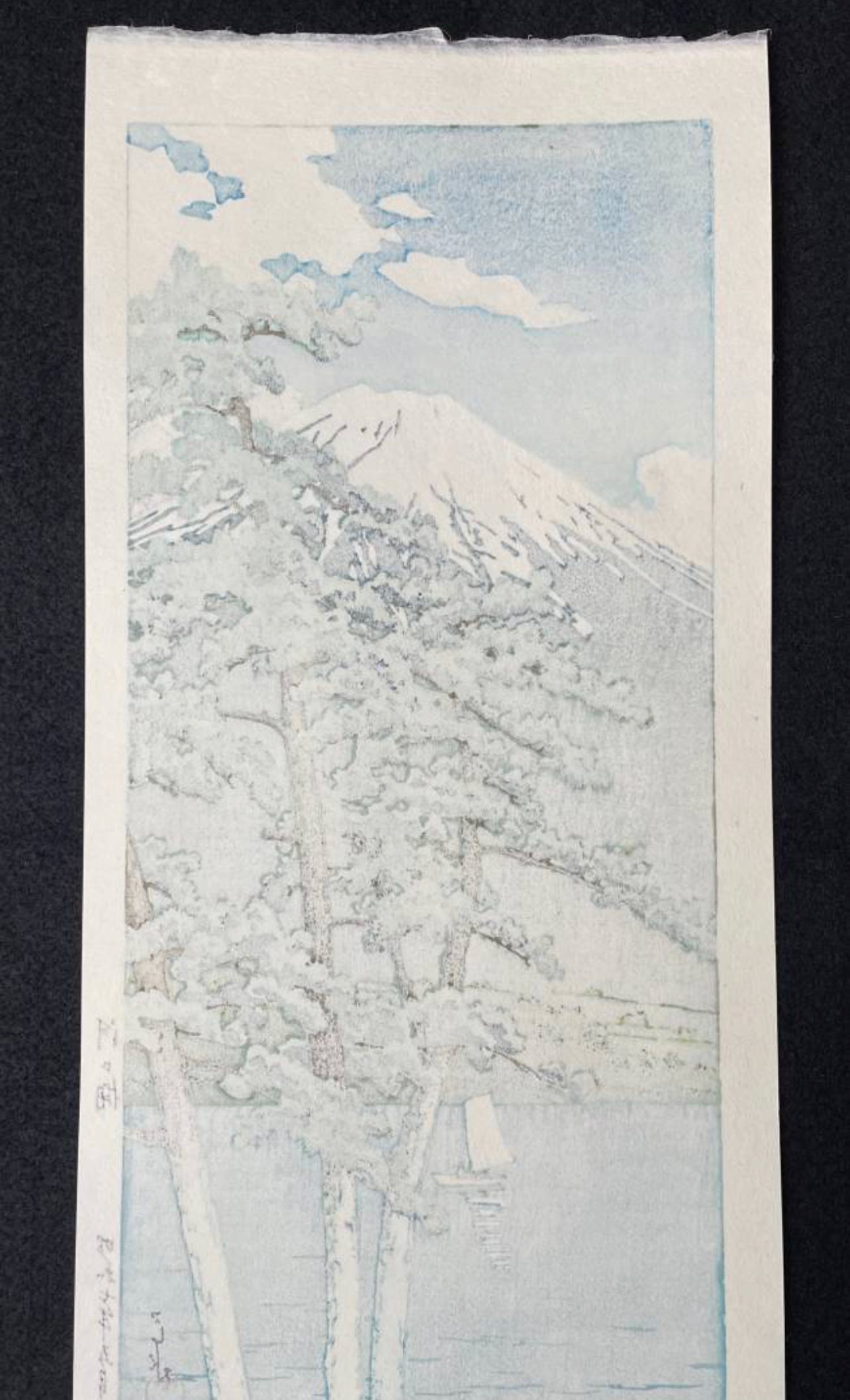 KAWASE HASUI "Lake Kawaguchiko"