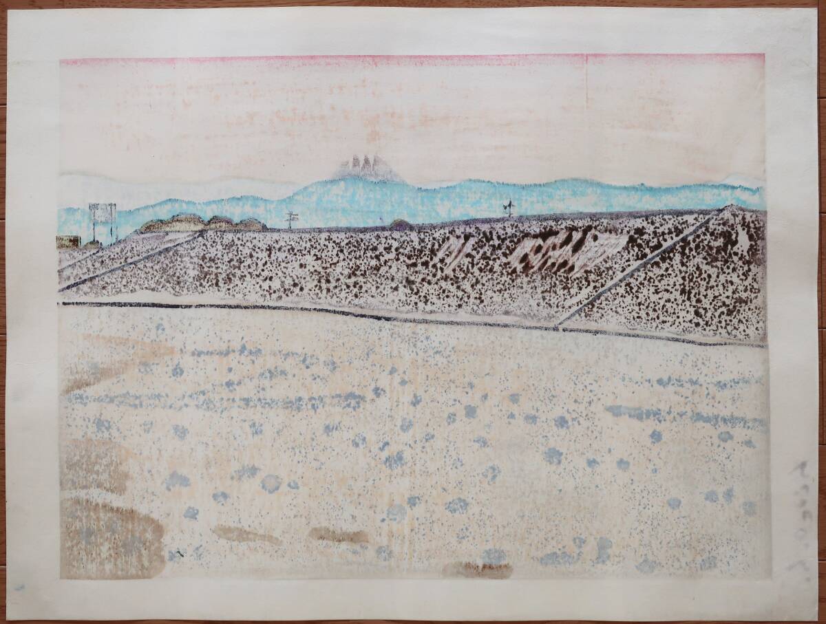 HAGIWARA HIDEO “ Fuefukigawa Remarks, Mt.Fuji”