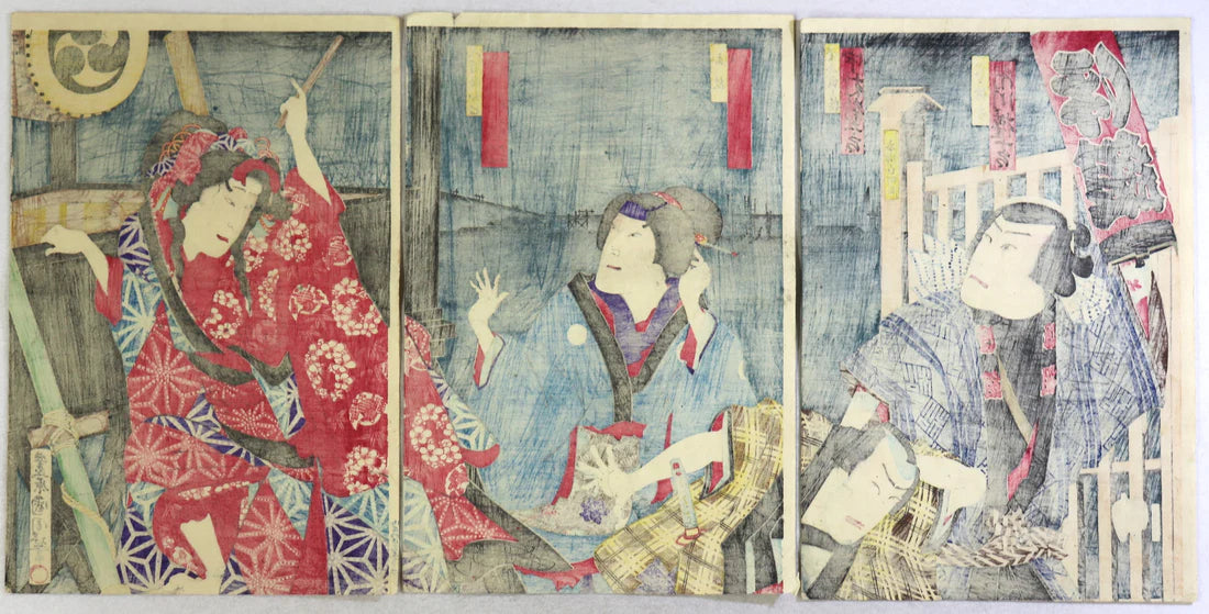 Toyohara Kunichika"Yaoya Oshichi"