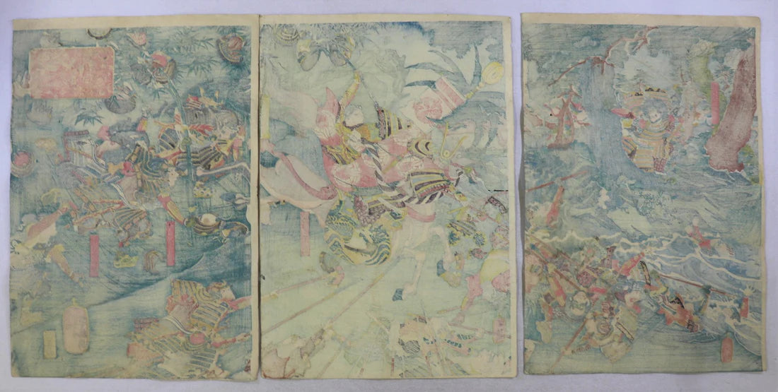 Yoshiume "Kato Kiyomasa at the battle of Shizugatake"