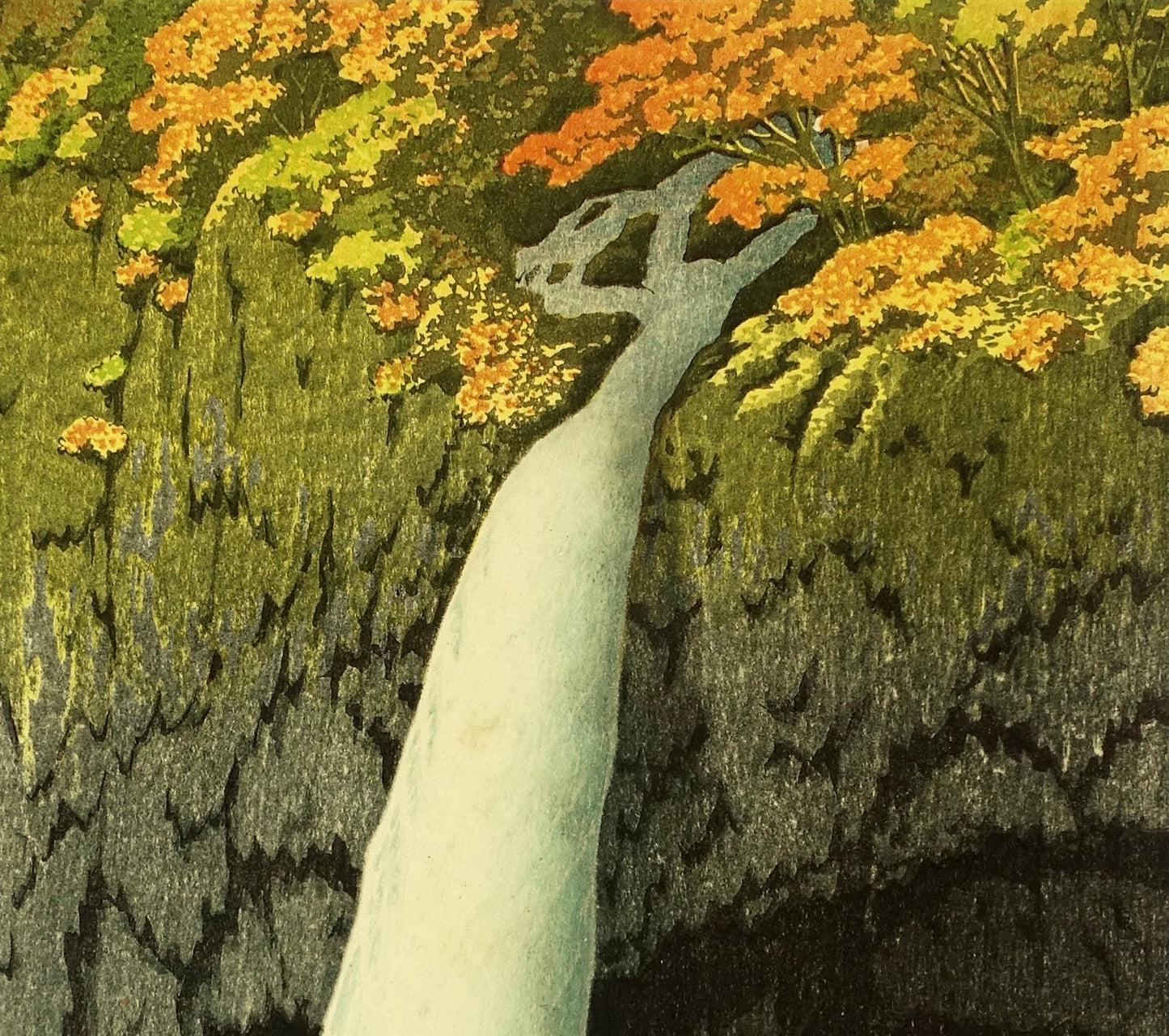 Kawase Hasui "Kegon Waterfall, Nikko"