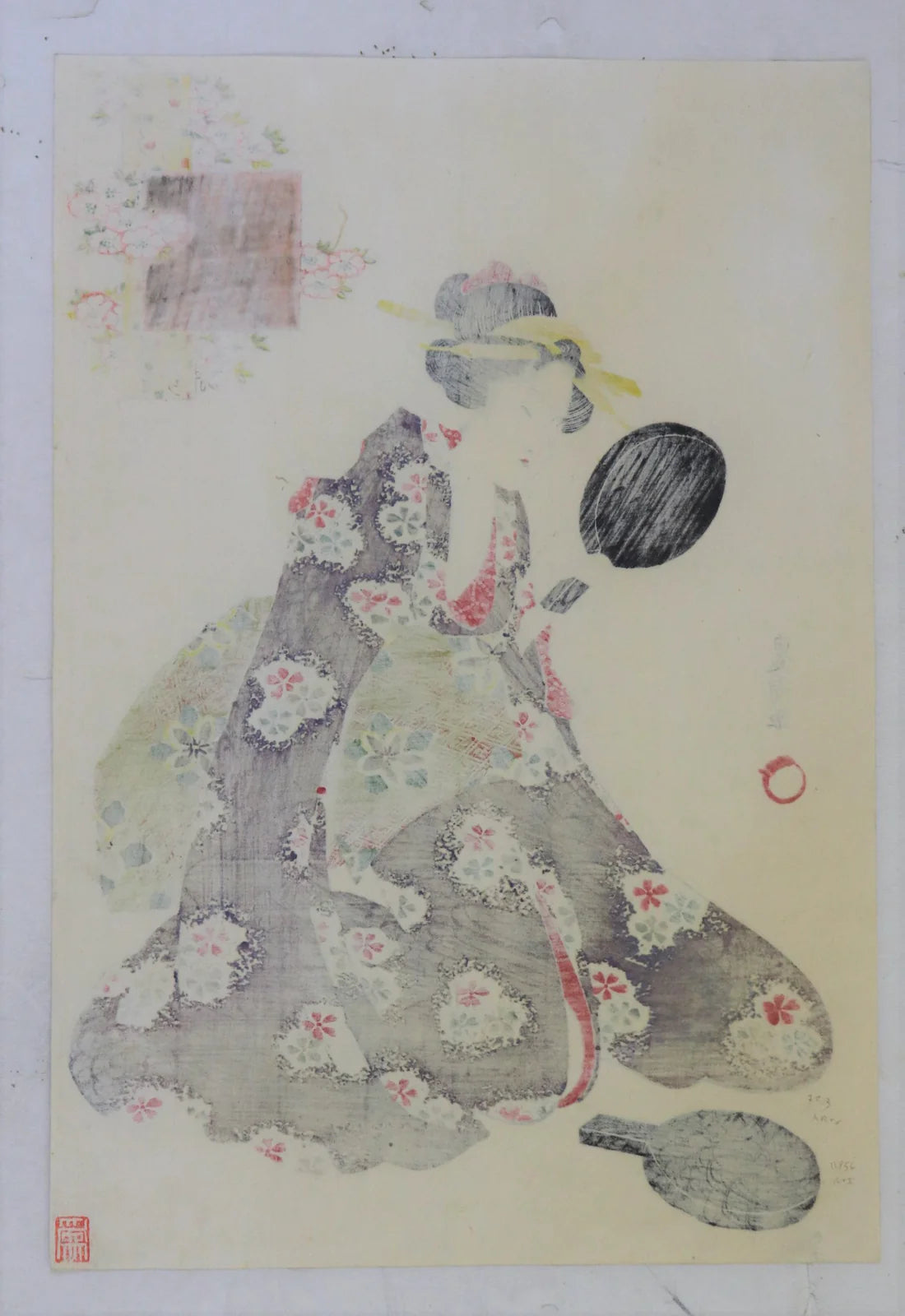 Toyokuni I "Modern Girls as the seven Komachi"