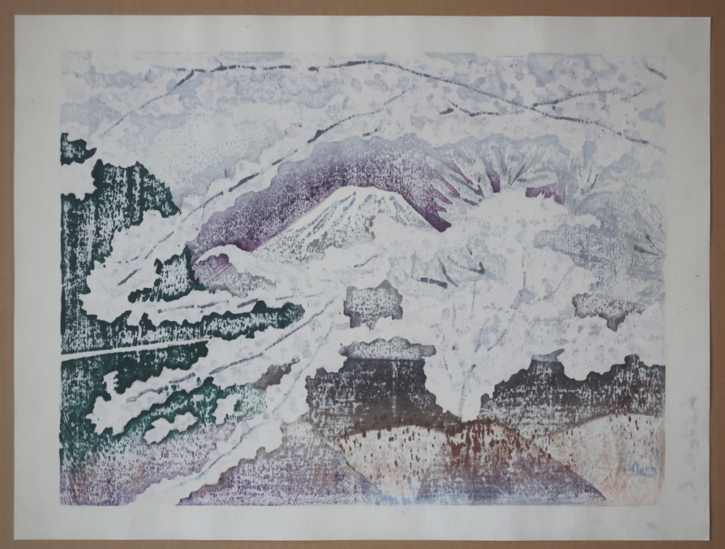 Hagiwara Hideo "Hanagasumi 36 Fuji"