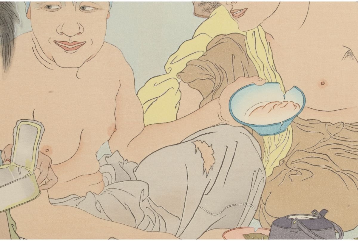 Paul Jaclay "Meals of beggars (Korea)"