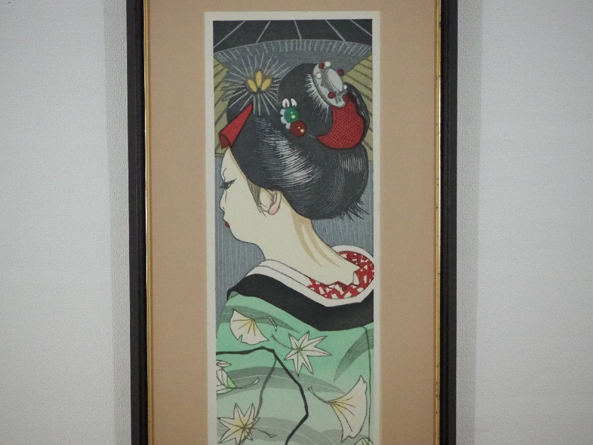 Sekino Junichiro "Maiko 12 months Autumn rain"