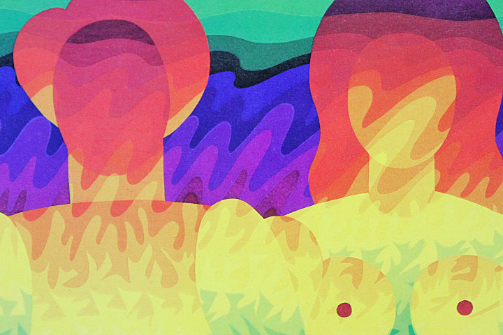 Ay-O "Rainbow man and woman B"