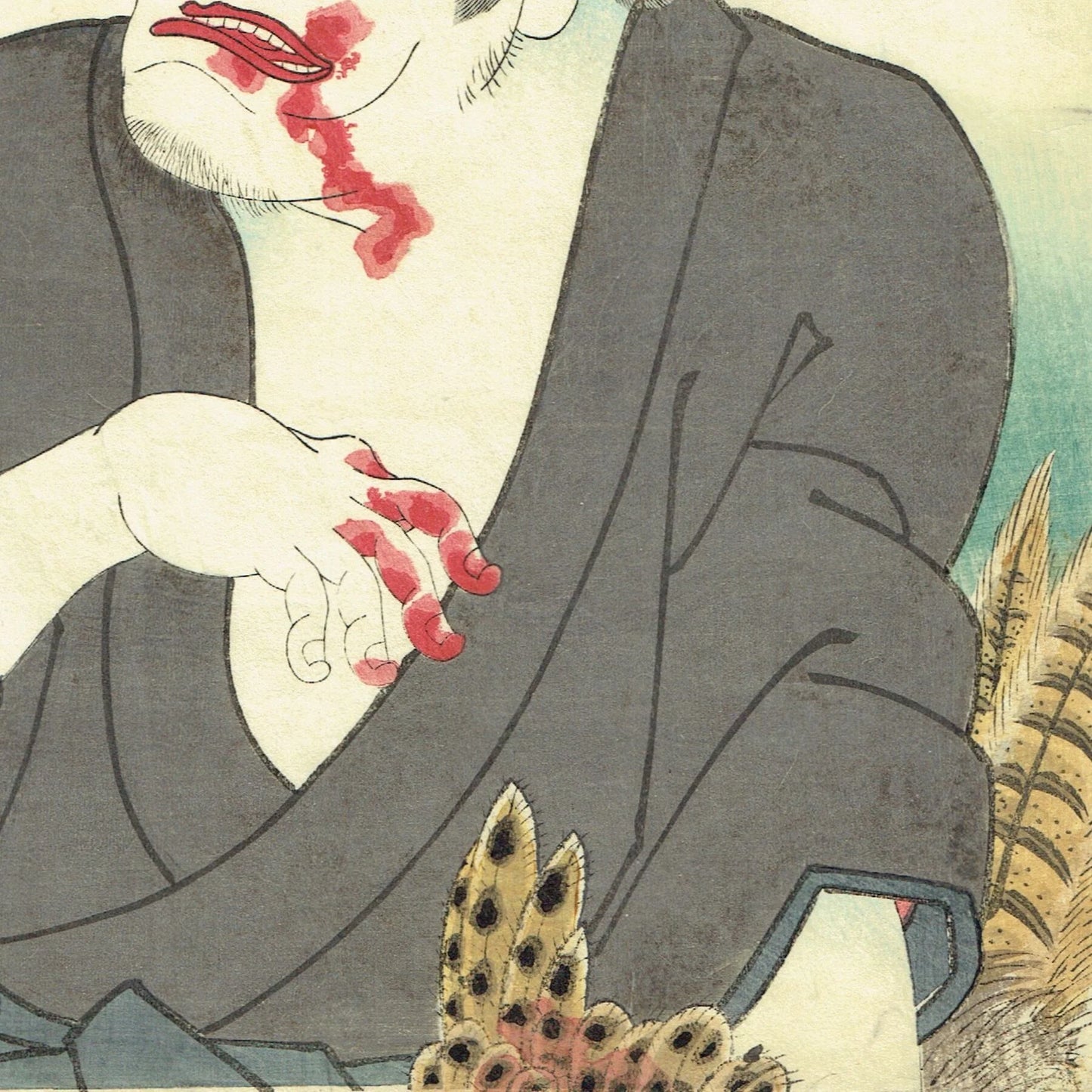 ToyokuniⅢ "Tokaido Yokkaichi Ishiyakushi-Ma Shimizutani Seigen"