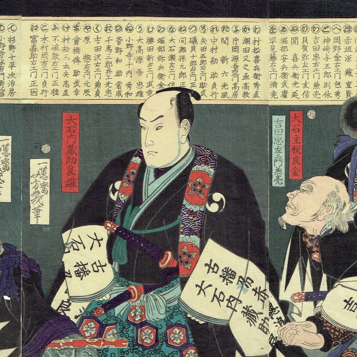 Ochiai Yoshiiku "Surnames of volunteers"