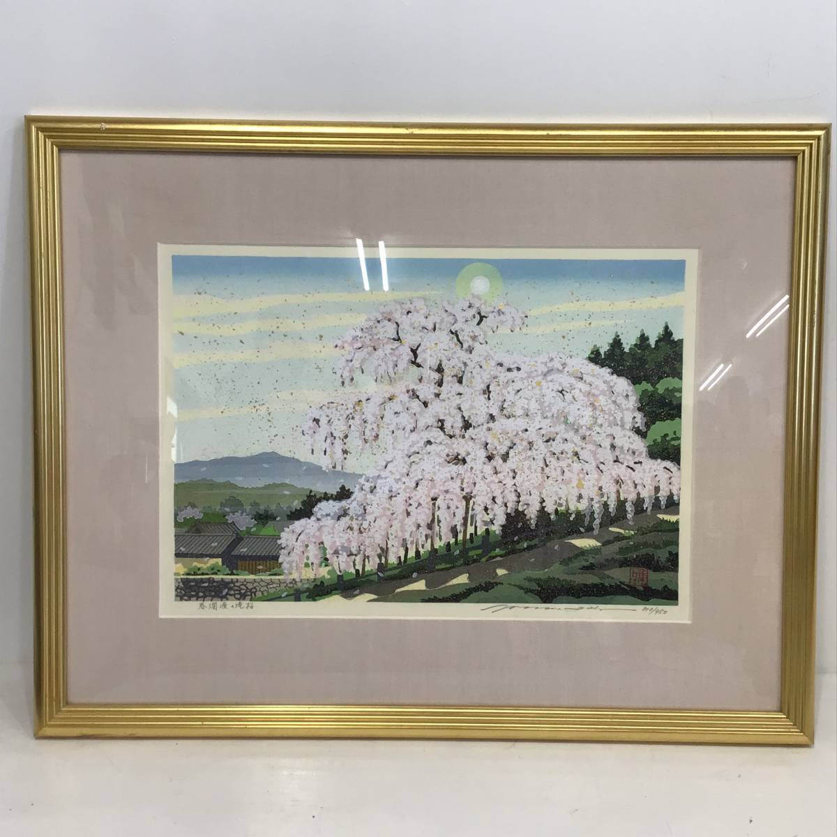 IDO MASAO "Waterfall cherry blossoms"