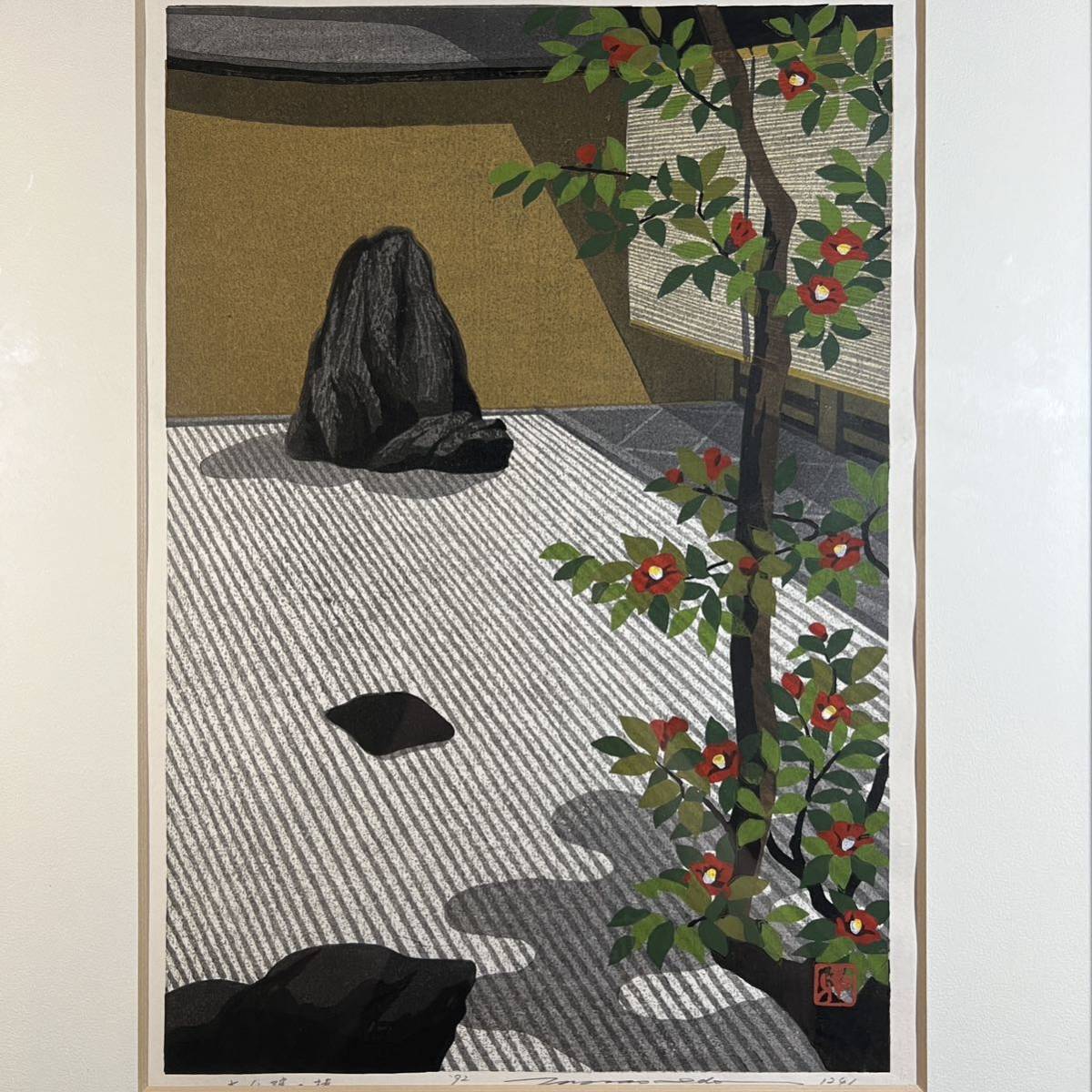 IDO MASAO "Camellia at Daisenin Temple"