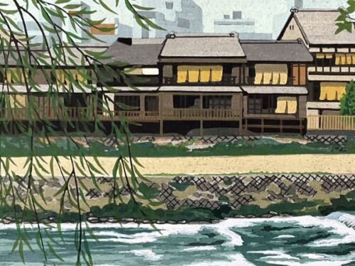 IDO MASAO "Kamogawa row of houses"