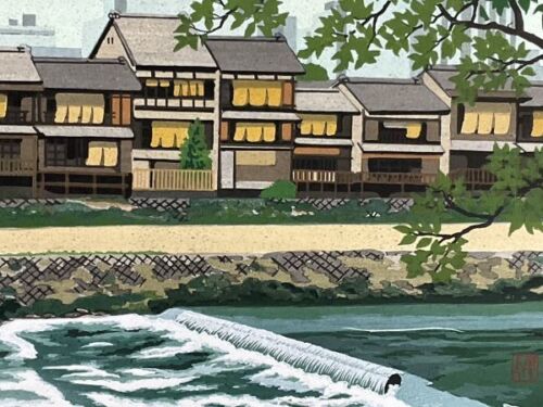 IDO MASAO "Kamogawa row of houses"