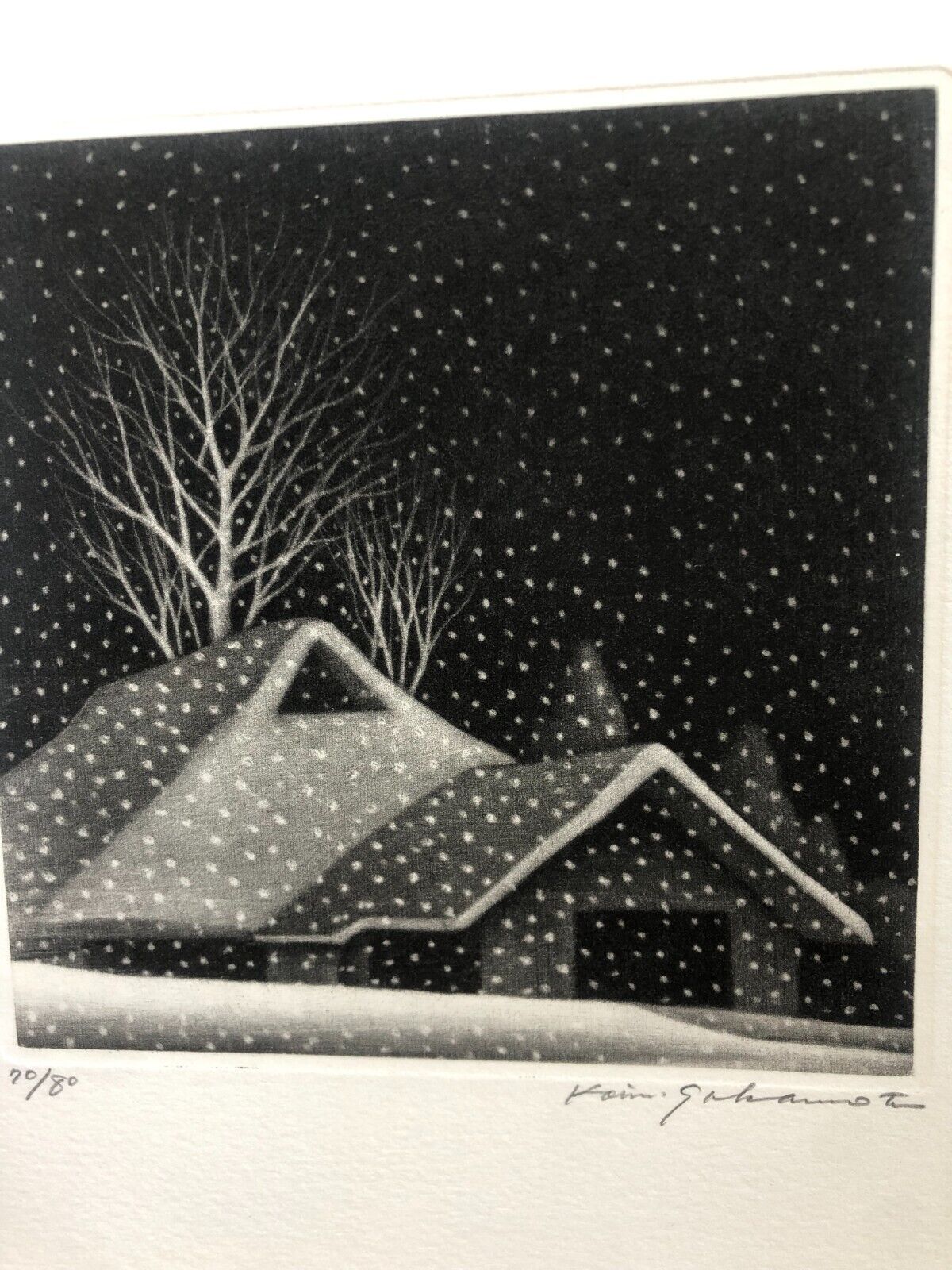 Koichi Sakamoto "night snow 1"