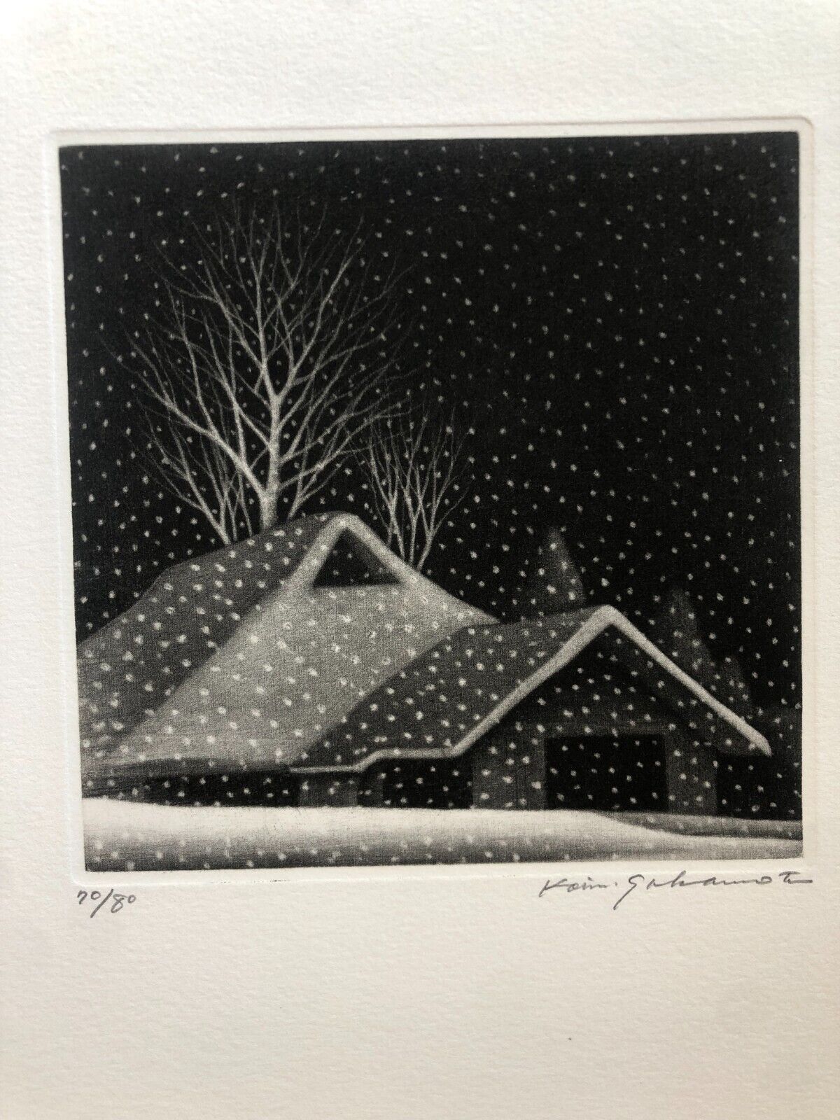 Koichi Sakamoto "night snow 1"