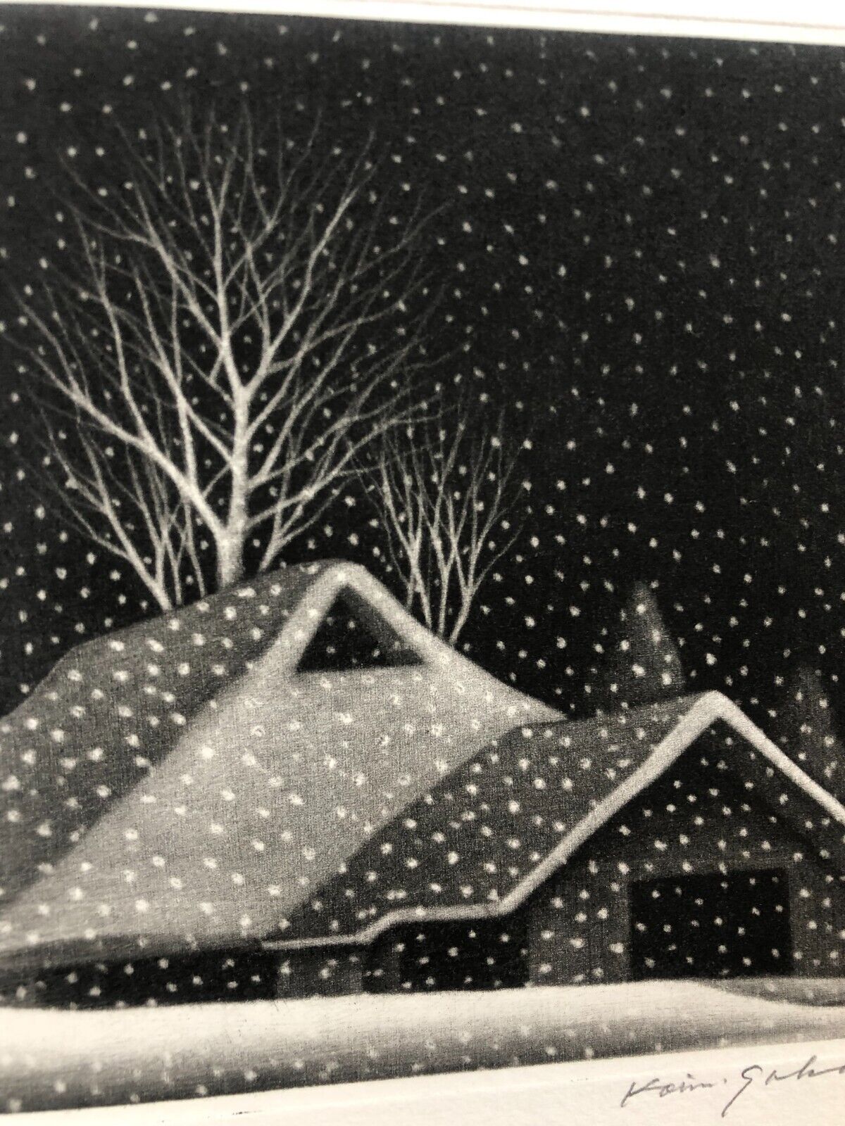 Koichi Sakamoto "night snow 1"