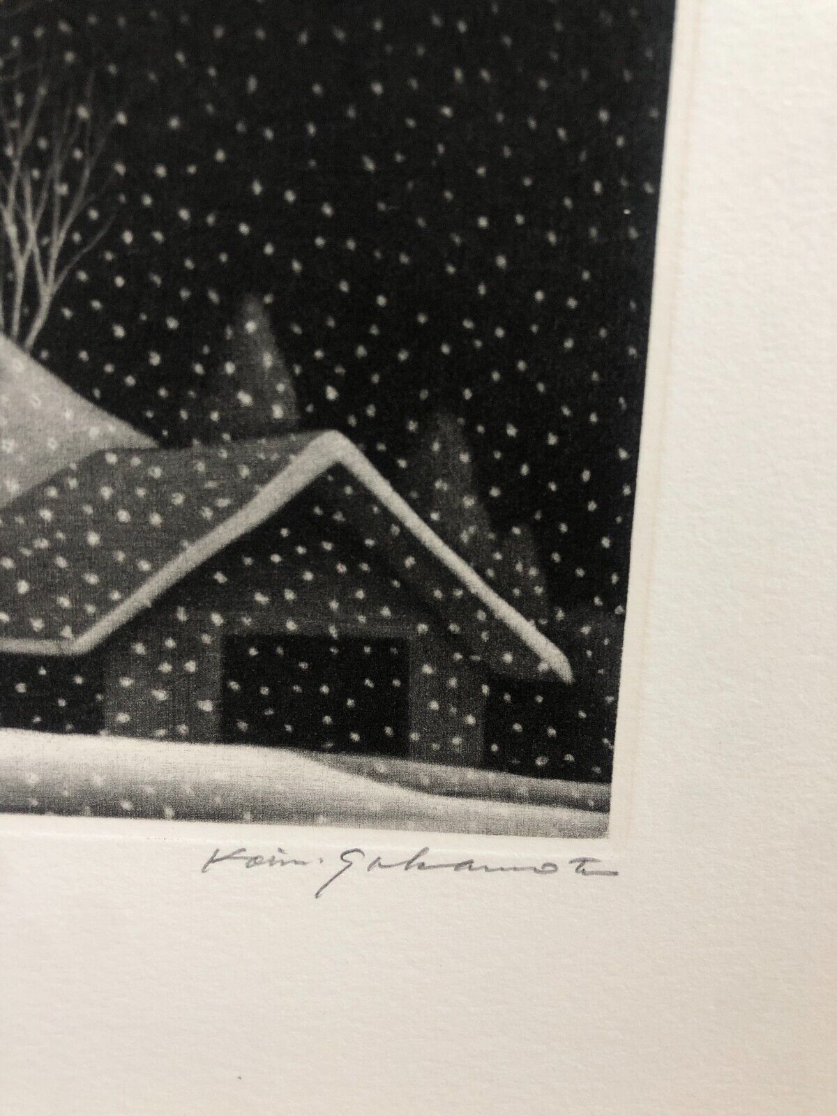 Koichi Sakamoto "night snow 1"