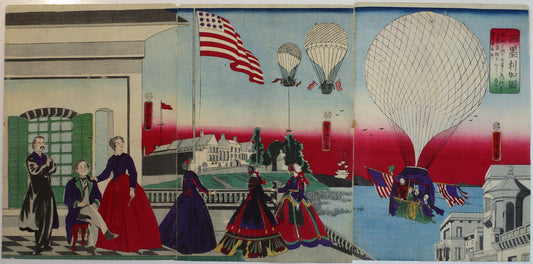 Utagawa Yoshitora "America"