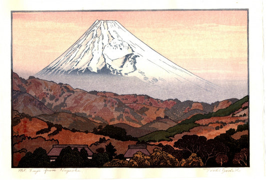 Yoshida Toshi "Mt.Fuji from Nagaoka,Winter"