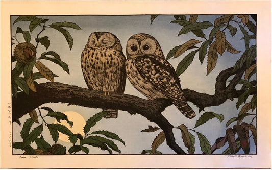 Yoshida Toshi "Two Owls"