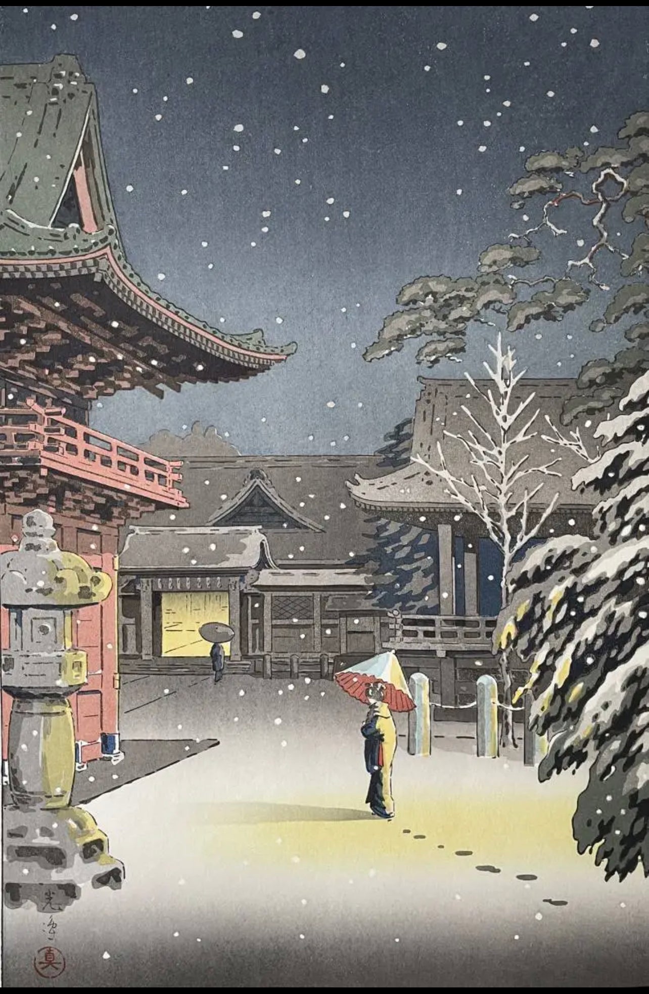 TSUCHIYA KOITSU "Nezu Shrine"