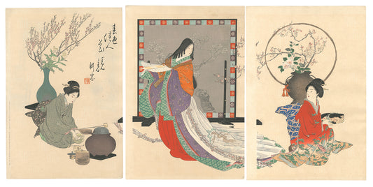 Sasai Koso "Beauties Compared to Spring Flowers"