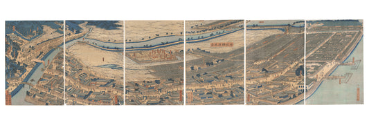 Utagawa Sadahide "Revised Panoramic View of Yokohama"