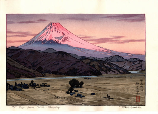 Yoshida Toshi "Mt.Fuji from Ohito, Morning"