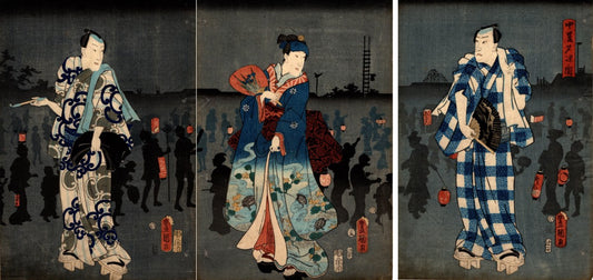 Toyokuni "Cool evening in the middle of summer”