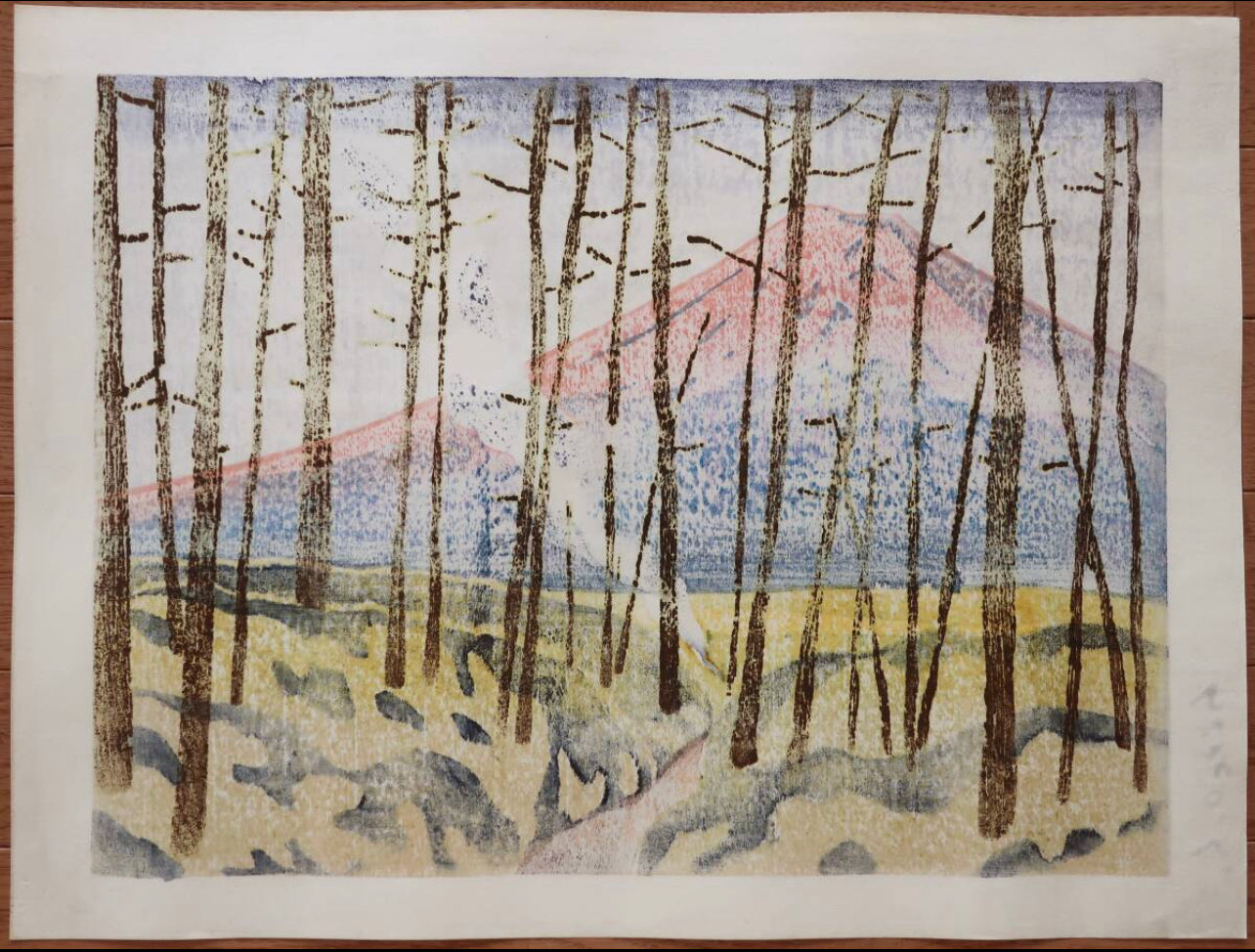 HAGIWARA HIDEO "Smoke, 36Mt.Fuji"