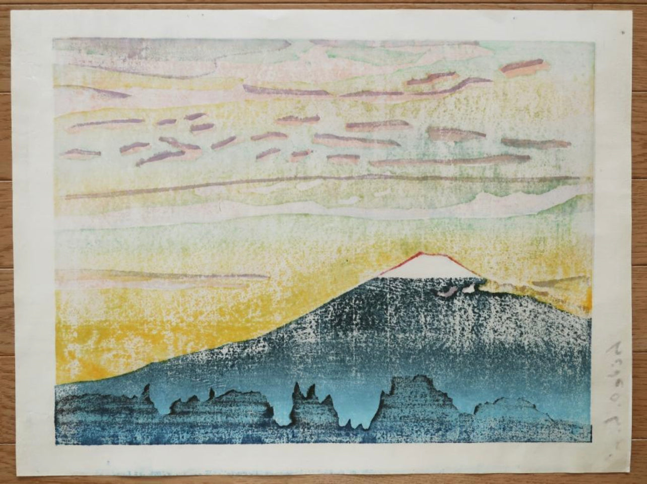 HAGIWARA HIDEO “Kawaguchiko Twilight, Mt.Fuji”