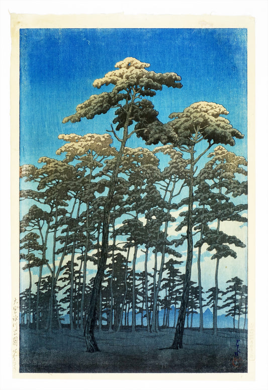 Kawase Hasui "Omiya Hikawa Park"