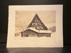 Hiroto Norikane "Snow Scene (Shirakawa-go)"