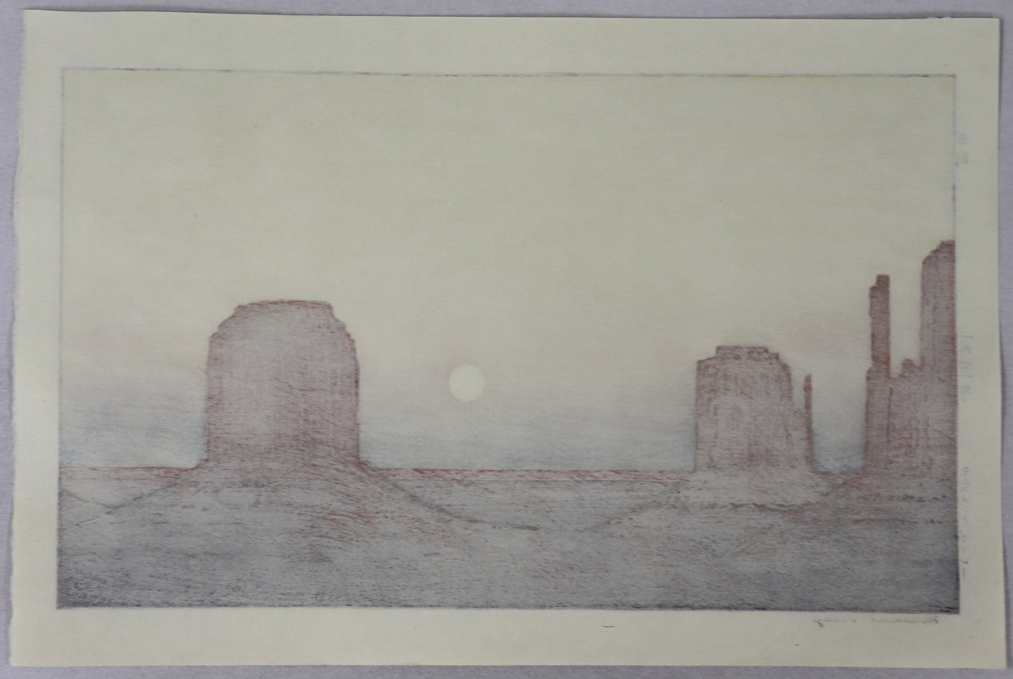 YOSHIDA TOSHI "Monument Valley"