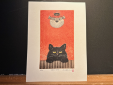 Hiroto Norikane "Black Cat-19 (Concentration)"