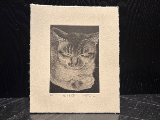 Sato Emi "Thinking Cat"