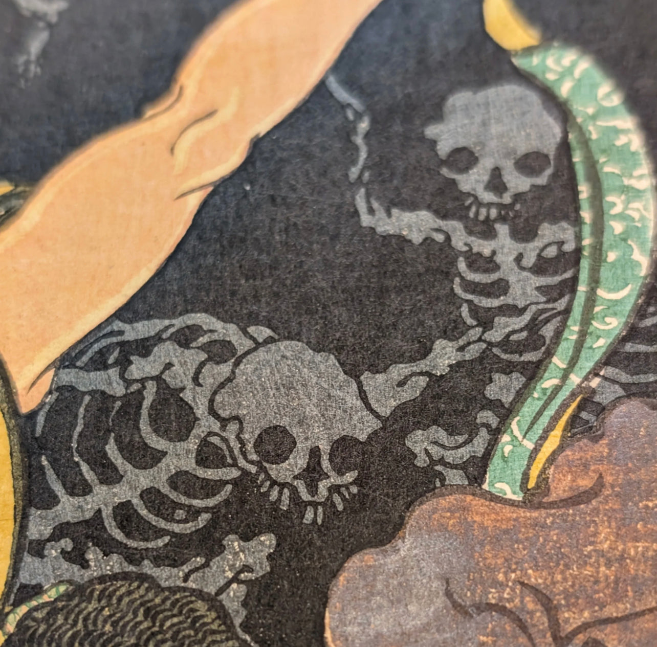 TSUKIOKA YOSHITOSHI "Tokidaishiro from 100 Ghost Stories of China and Japan"