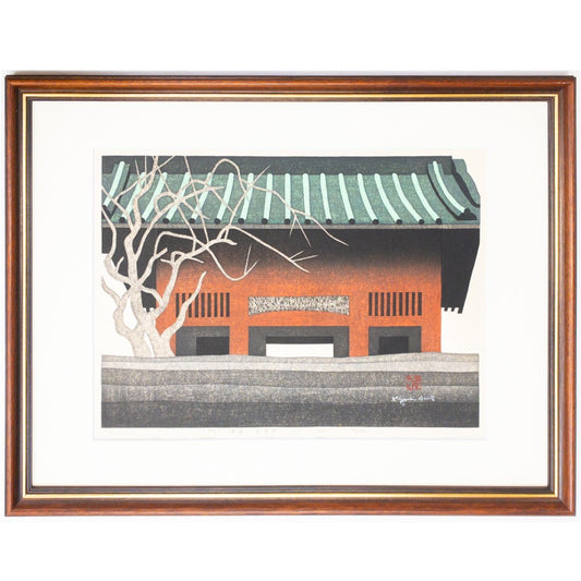 SAITO KIYOSHI "Gate Myohonji Temple, Kamakura (Ⅱ)"