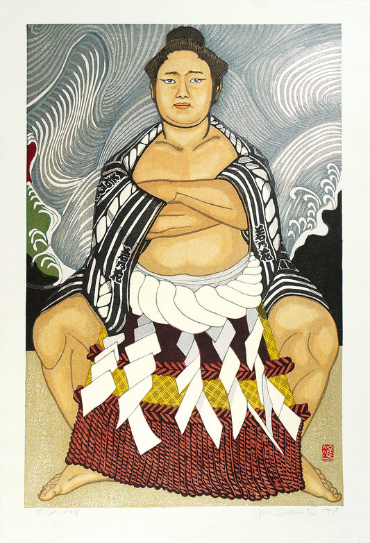 Sekino Junichiro"Wakanohana Waiting for Dohyo-iri"