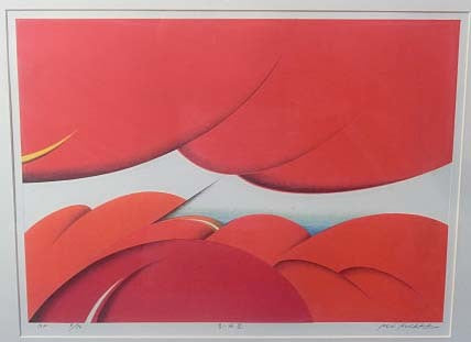 KUSAKA KENJI "Red Landscape"