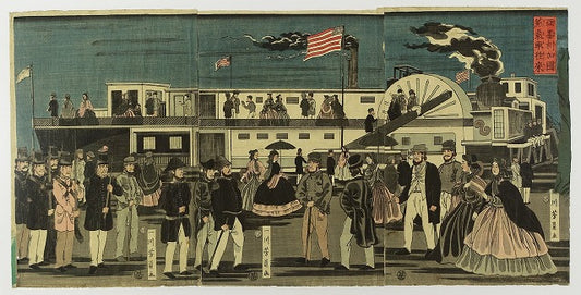 Ohashi-do "The Transit of an American Steam Locomotive"