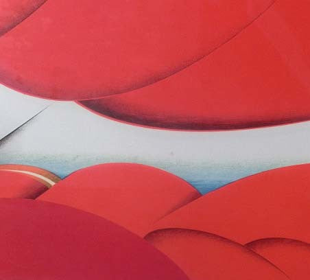 KUSAKA KENJI "Red Landscape"