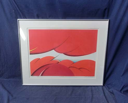 KUSAKA KENJI "Red Landscape"