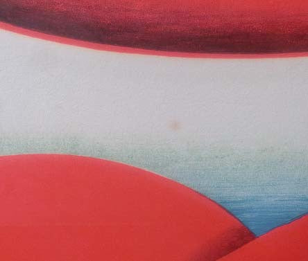 KUSAKA KENJI "Red Landscape"