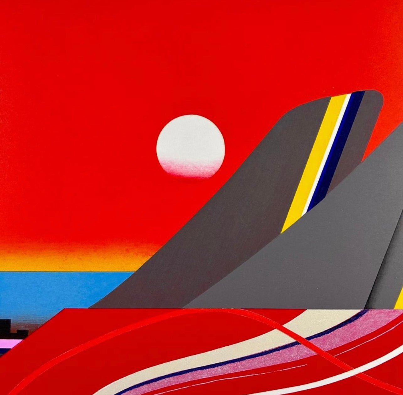 KUSAKA KENJI "Haneda airport nightfall"