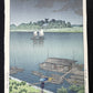 KAWASE HASUI "May Rain (Arakawa River)"