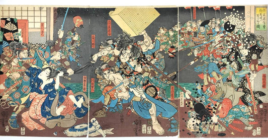 2SET YOSHIZAKU / KUNIYOSHI Ukiyo-e