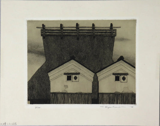 Tanaka Ryohei "White Wall and Thatched Roof"