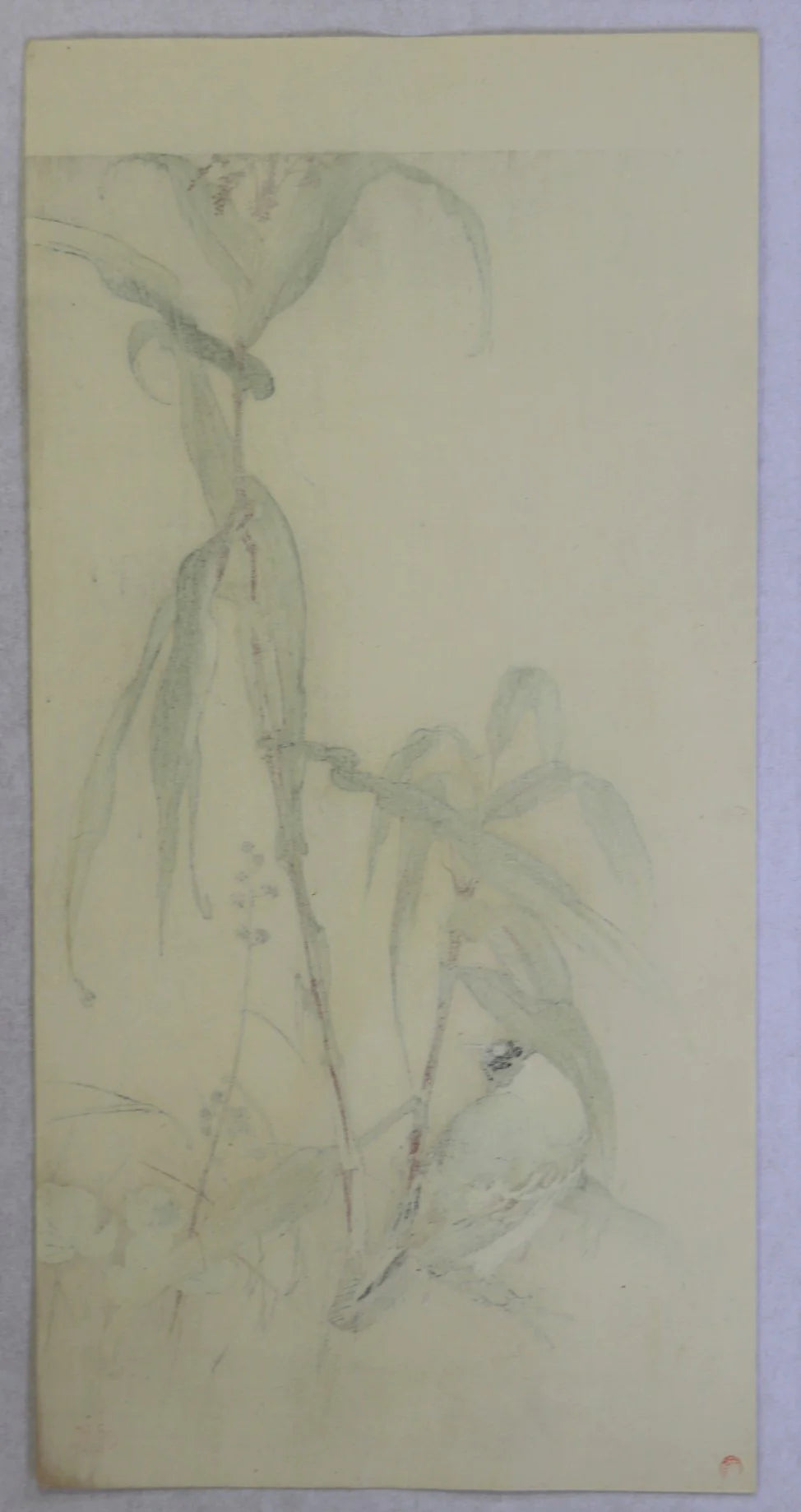Tsukioka Kogyo "Blue bird and Canes"
